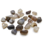 CANTO RODADO PIEDRA NATURAL Ágata gris Botswana mediana