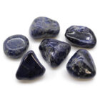 CANTO RODADO PIEDRA NATURAL Sodalita Azul puro