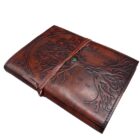 Cuaderno Árbol de la vida Pequeño Tira de decoración con piedras 18 x 13 x 2 cm 160 páginas