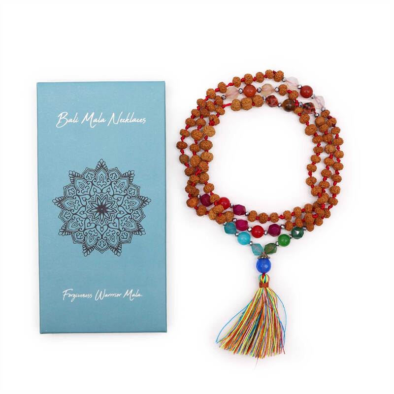 Collar Bali Mala Perdón. Liberación emocional, sanación del corazón y paz interior.