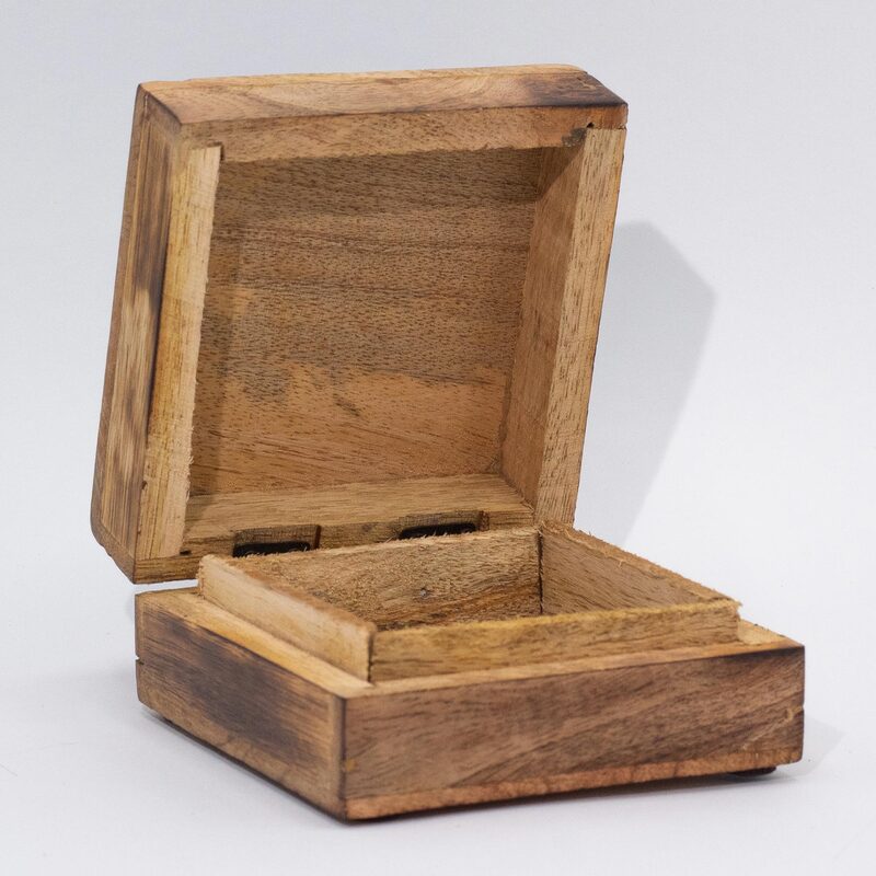 Caja Cuadrada Grande 15 x 17,5 x 8 cm Sol Nuevo Comienzo