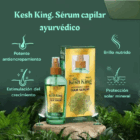 Kesh King. Sérum capilar ayurvédico. Estimulación del crecimiento. 21 hierbas ayurvédicas. Tónico capilar.
