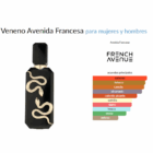 PERFUME VENENO NEGRO BLACK FRENCH AVENUE. 100 ML. UNISEX