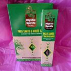 Incienso varillas gruesas de PALO SANTO CON SALVIA BLANCA. SAHUMERIO. MYSTIC SPIRITS