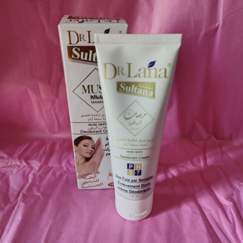 Desodorante en Crema WHITE MUSK Sultana. Dr. Lana