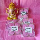 Velas de té aromaterapia: Floral (4 unidades).