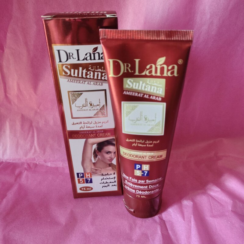 Desodorante en Crema AMEERAT. PRINCESAS ROJAS Sultana. Dr. Lana