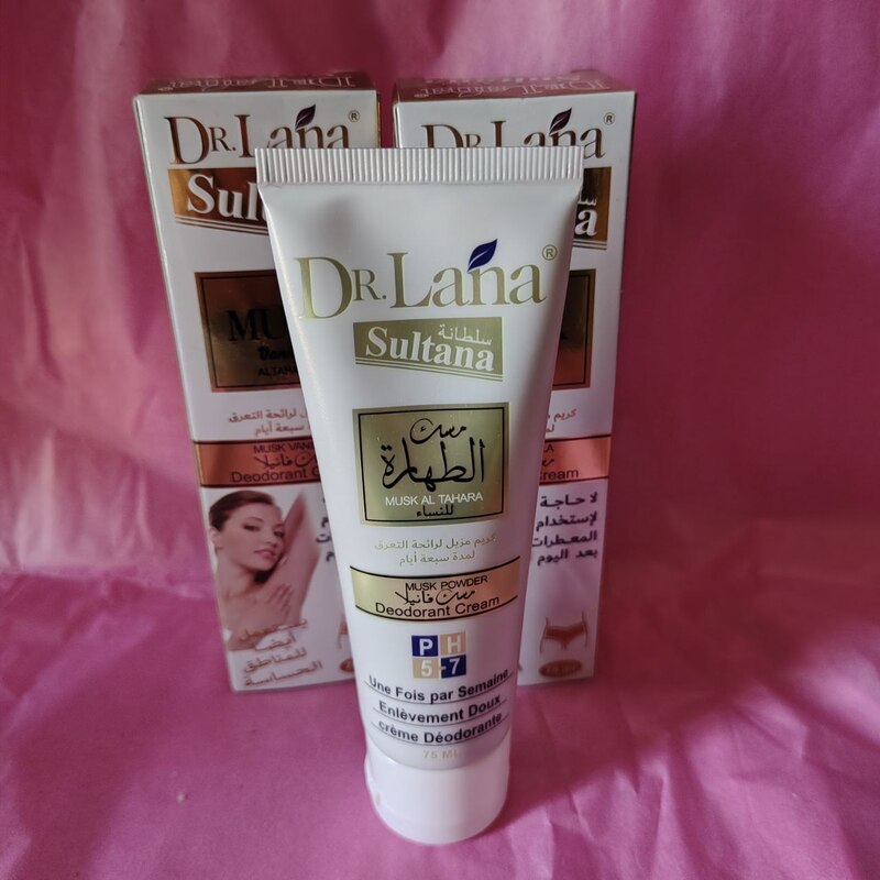 Desodorante en Crema MUSK VAINILLA AL TAHARA. Sultana. Dr. Lana