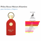 PERFUME Philos Rosso EDP Maison Alhambra. 100 ML