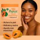CREMA DE MANOS Y CORPORAL BLANQUEADORA CON PAPAYA BIO Y VITAMINA E. WKL