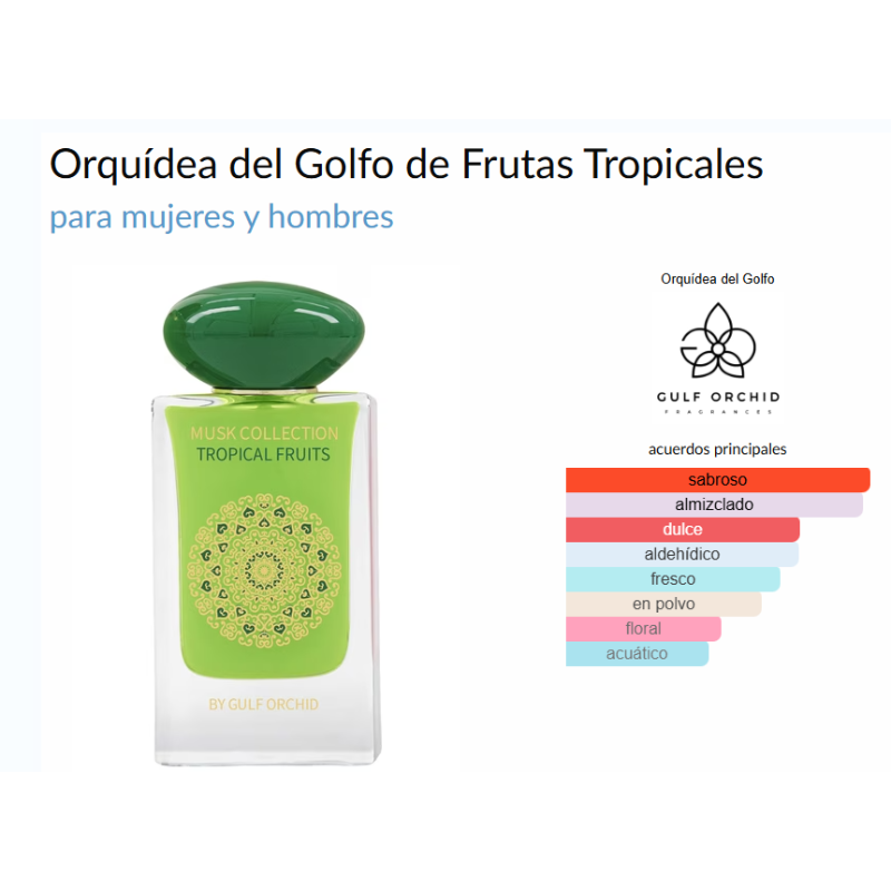 SET MUSK COLLECTION TROPICAL FRUITS. Gulf Orchid