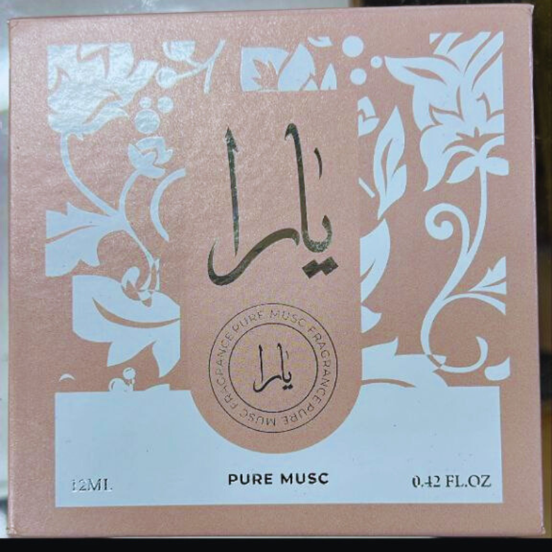 PERFUME PURO YARA ROSA PURE MUSC FRAGANCE. EDICION ESPECIAL 12ML