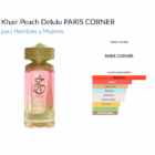 PERFUME Khair Peach Delulu PARIS CORNER. 100ML