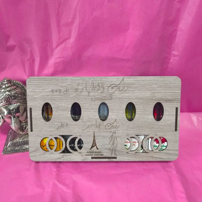 PACK 10 TESOROS. 5 PERFUME ÍNTIMO MUSK TAJRA Y 5 MUSK SÓLIDO. ARMAJ AL OUD LUXURY PERFUMES