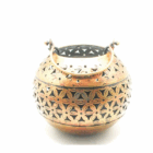 Portavelas De Metal 10 x 13 Cms Aprox. Oriente Paradise