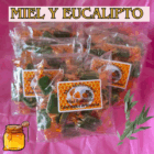 CARAMELOS ARTESANALES MIEL NATURAL Y EUCALIPTO. MIEL MEDITERRÁNEA. 100 GR