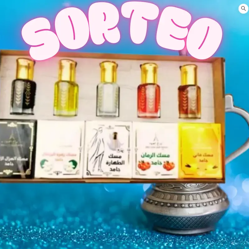 SORTEO PACK 10 TESOROS. 5 PERFUME ÍNTIMO MUSK TAJRA Y 5 MUSK SÓLIDO. ARMAJ AL OUD LUXURY PERFUMES