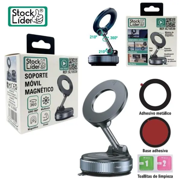 SOPORTE MÓVIL MAGNETICO MULTIUSOS. GIRO 360