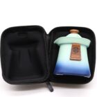 Set de tetera y tres tazas Templo Azul Cielo
