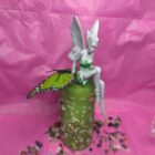 VELÓN HADA DEL BOSQUE HADA LAVRIEL VERDE Y MARIPOSA VERDE EDICIÓN ESPECIAL
