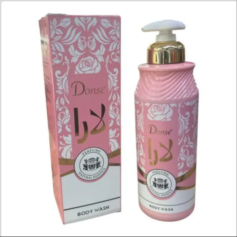 GEL DE BAÑO YARA ROSA. BODY WASH. PERFUME NATURAL ESSENCE. DONSE.
