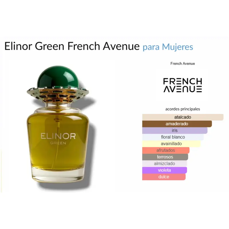 Perfume Elinor Green French Avenue para Mujeres 100ml