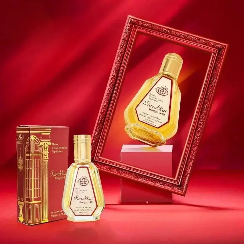 EXTRACTO DE PERFUME BARAKKAT ROUGE 540 . FRAGRANCE WORLD 50 ml EXTRACTO DE PERFUME BARAKKAT ROUGE 540 . FRAGRANCE WORLD 50 ml
