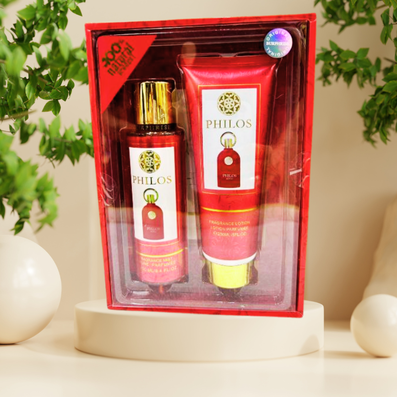 Pack Perfume Philos de Maison Alhambra (Lattafa) bruma corporal/capilar 250ML y crema corporal 236ML.