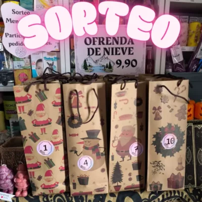 SORTEO DINÁMICA OFRENDA DE NIEVE. BOLSAS SORPRESA