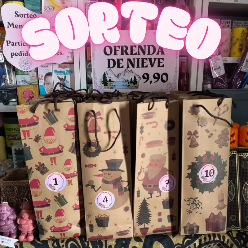 SORTEO DINÁMICA OFRENDA DE NIEVE. BOLSAS SORPRESA