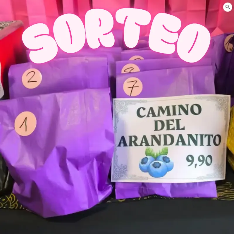 SORTEO CAMINO DEL ARANDANITO. SOBRES SORPRESA GRANDES