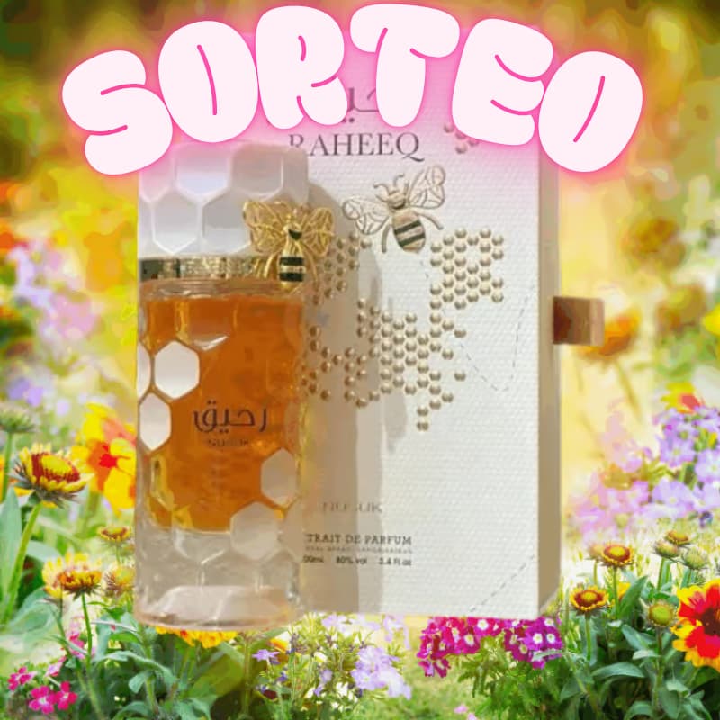 SORTEO EXTRACTO DE PERFUME RAHEEQ By NUSUK. LARGA DURACIÓN.100ml. UNISEX