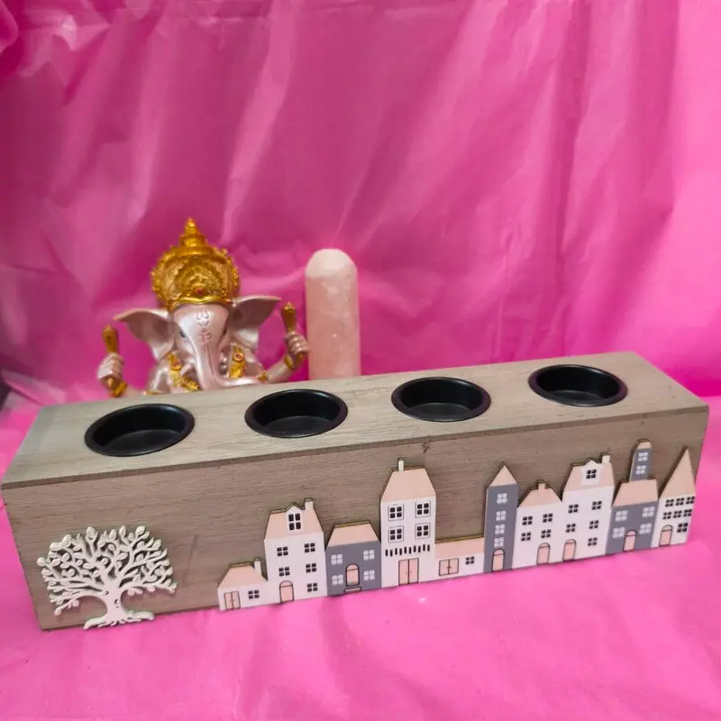PORTAVELAS ÁRBOL DE LA VIDA PARA 4 VELAS