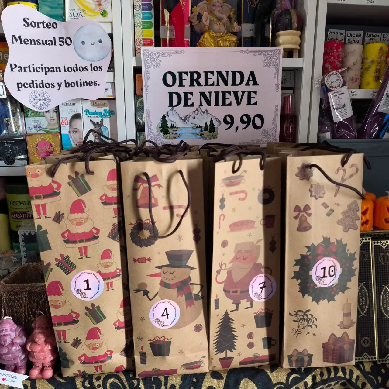 DINÁMICA OFRENDA DE NIEVE. BOLSAS SORPRESA