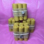 PACK DE 6 VELAS ARTESANALES MIEL PANAL CON AMULETO DOBLE CARA SAN BENITO 6UNIDADES 10X3