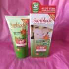 BLOQUEADOR SOLAR CREMA ACLARADORA Y MATIFICANTEDE ALOE VERA. PROTECTOR SOLAR 3 EN 1. SPF60. SUNBLOCK BEAUTY. 60ML