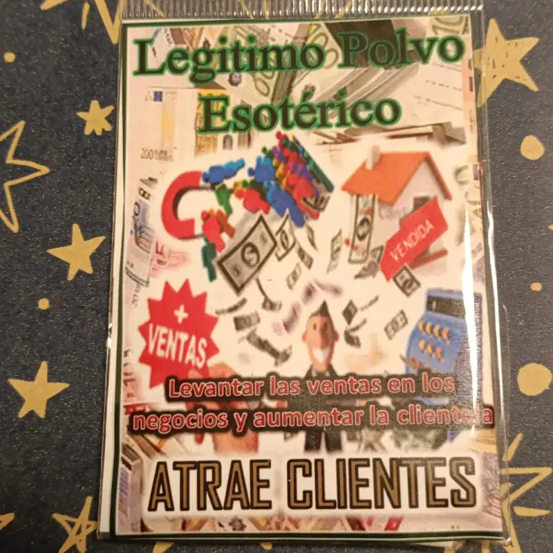 Bolsita LEGÍTIMO POLVO ESOTÉRICO ATRAE CLIENTES