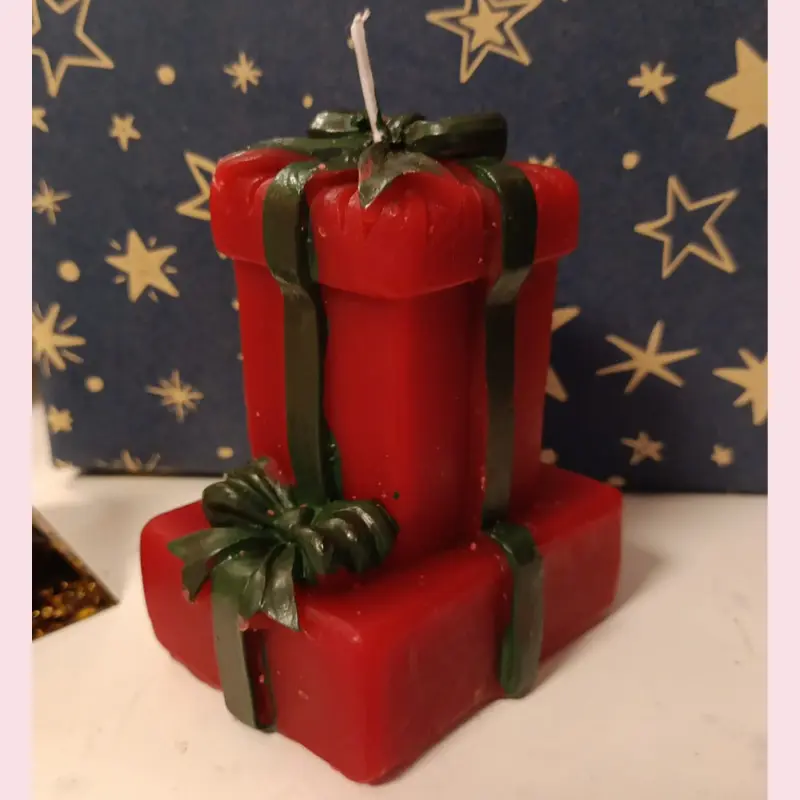 FIGURA VELÓN REGALO DE NAVIDAD GRANDE