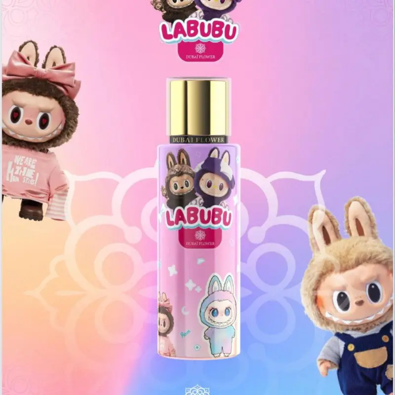 Bruma LABUBU. Cuerpo y pelo 250 ml. BODY MIST HAIR. DUBAI FLOWERS