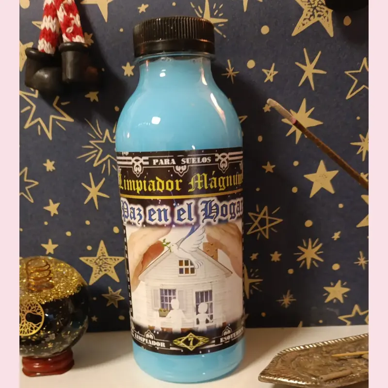 LIMPIADOR MÁGICO ESOTÉRICO PAZ EN EL HOGAR . FREGASUELOS 500ML