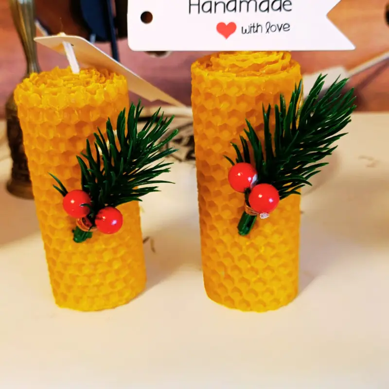 VELÓN Llama del Árbol del Mundo. VELAS ARTESANALES MIEL PANAL.