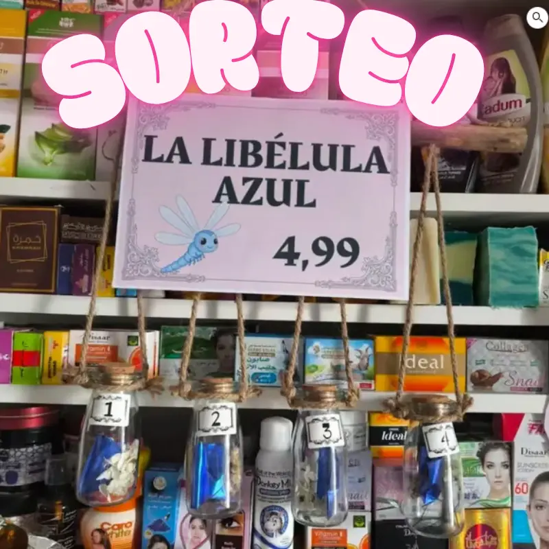 SORTEO LA LIBÉLULA AZUL. TESOROS SORPRESA