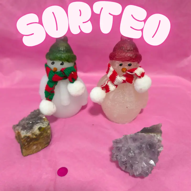 SORTEO FIGURA VELÓN MUÑECO DE NIEVE CON BUFANDA. VARIOS COLORES