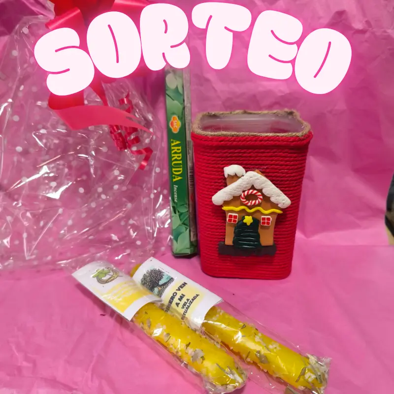 SORTEO PACK PORTA TODO EDICION ESPECIAL CESTITA HECHA A MANO VERDE O ROJA