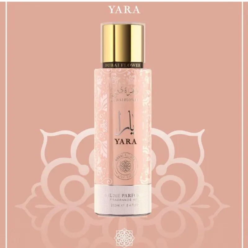 Bruma Yara cuerpo y pelo 250 ml. BODY MIST Bruma Yara cuerpo y pelo 250 ml. BODY MIST