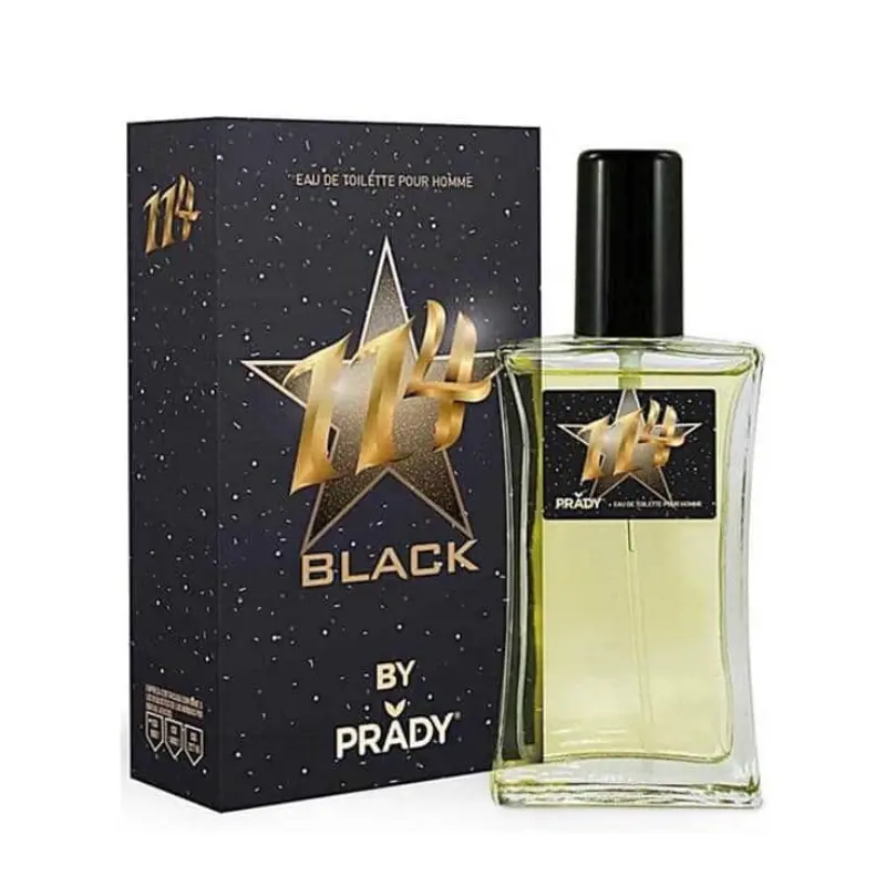 Colonia BLACK HOMME PRADY. (Challenge Lacoste.).