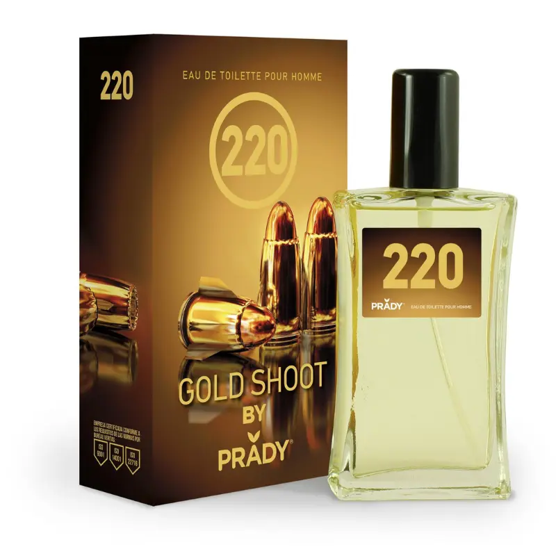 Colonia GOLD SHOOT PRADY. (Azzaro Wanted. HOMME).