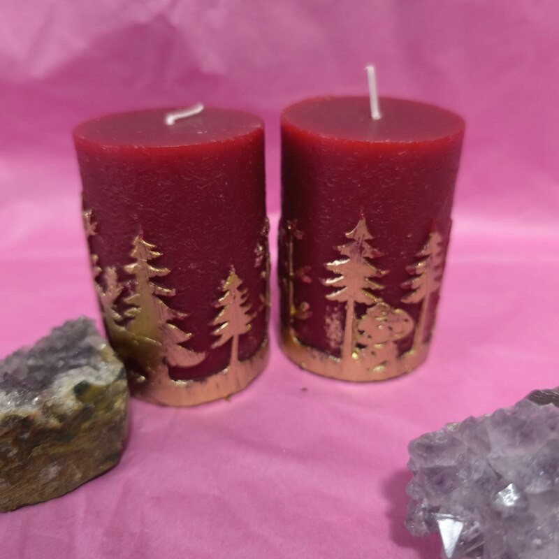 VELÓN MEDIANO CIERVO NAVIDAD. UNGIDA Y RITUALIZADA.