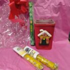 PACK PORTA TODO EDICION ESPECIAL CESTITA HECHA A MANO ROJO: 2 VELAS UNGIDAS, PORTA TODO E INCIENSO