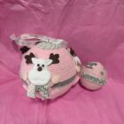 BOLA GIGANTE DE NAVIDAD HECHA A MANO: RENO ROSA